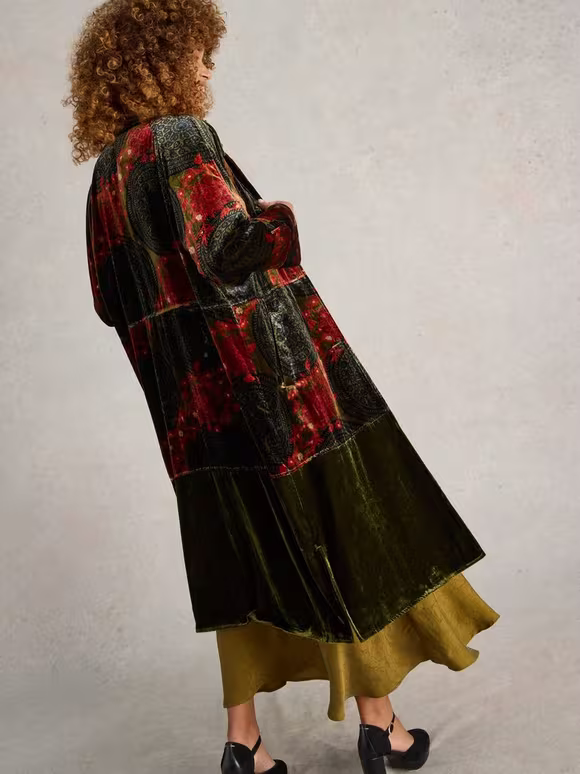 Velvet Duster Coat