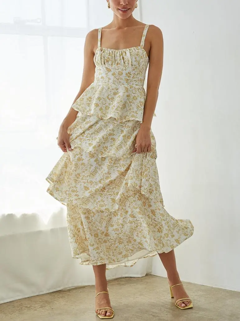 Tiered Maxi Dress