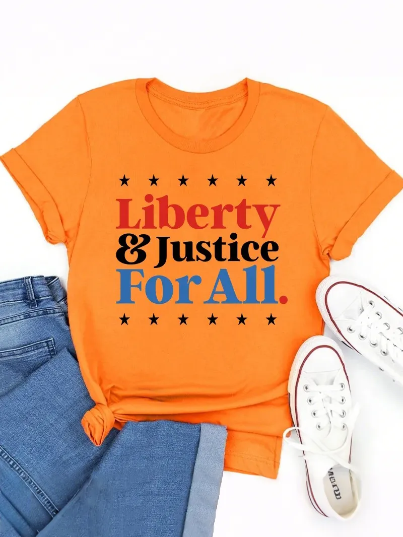 Liberty And Justice For All Teacher T-Shirt