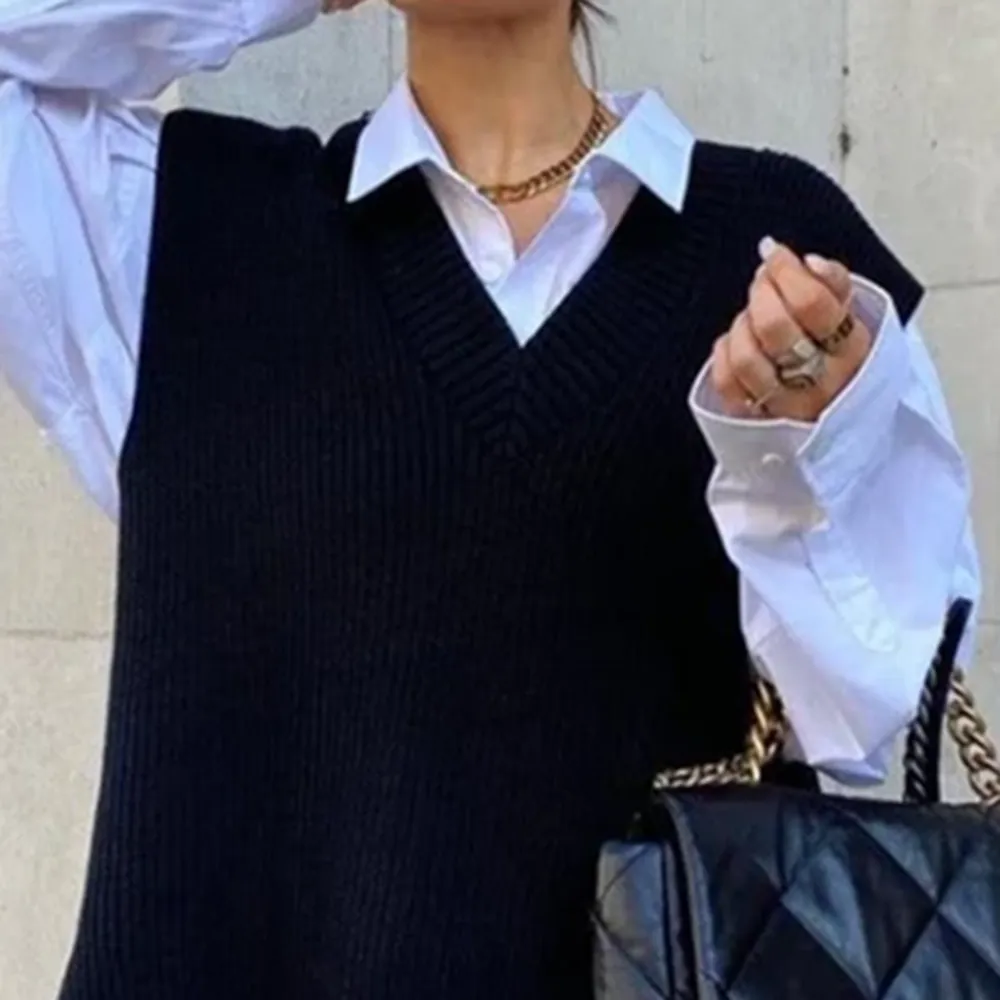 Knit Oversized Vest