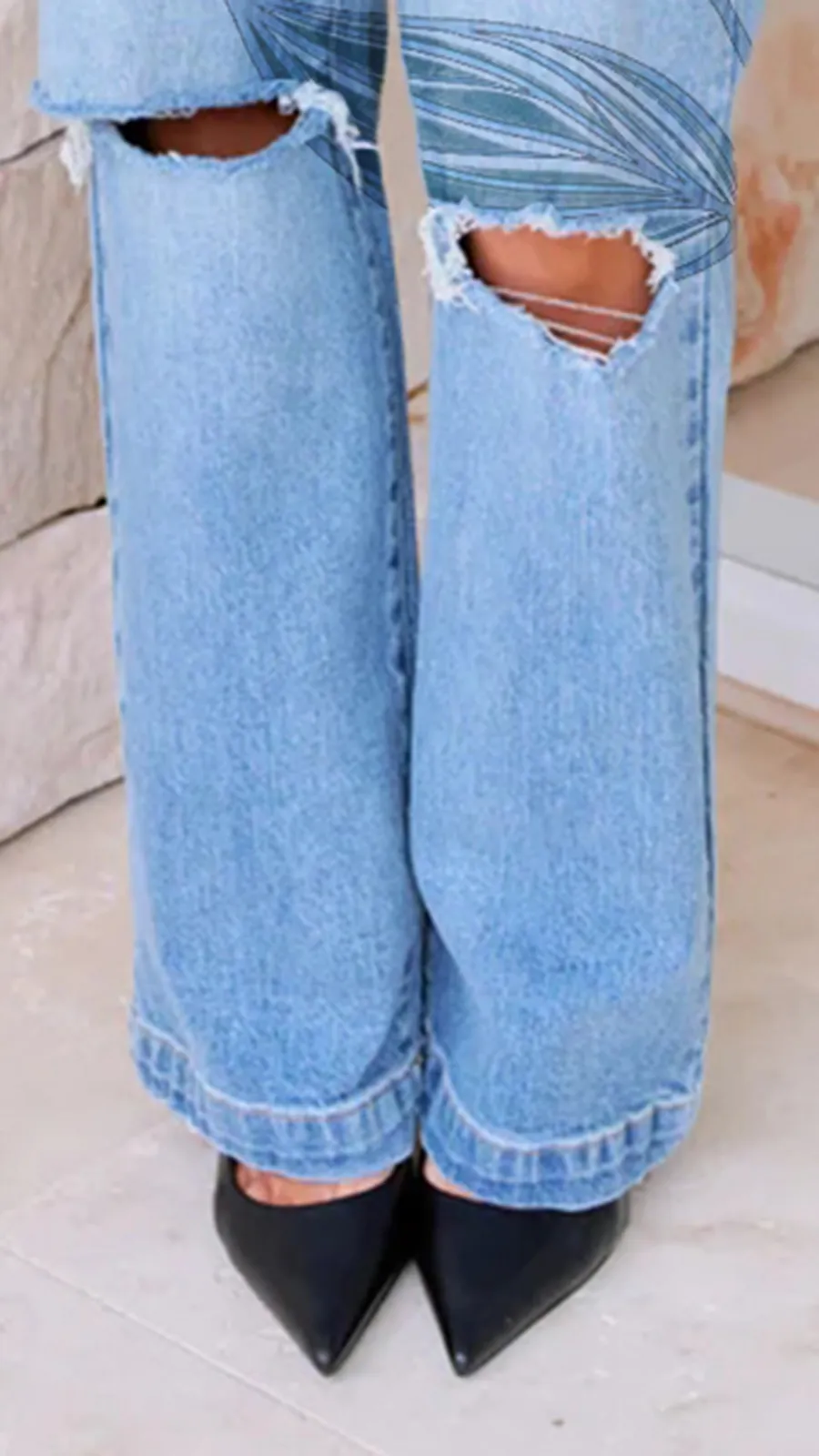 High Rise Waist Stretch Jeans