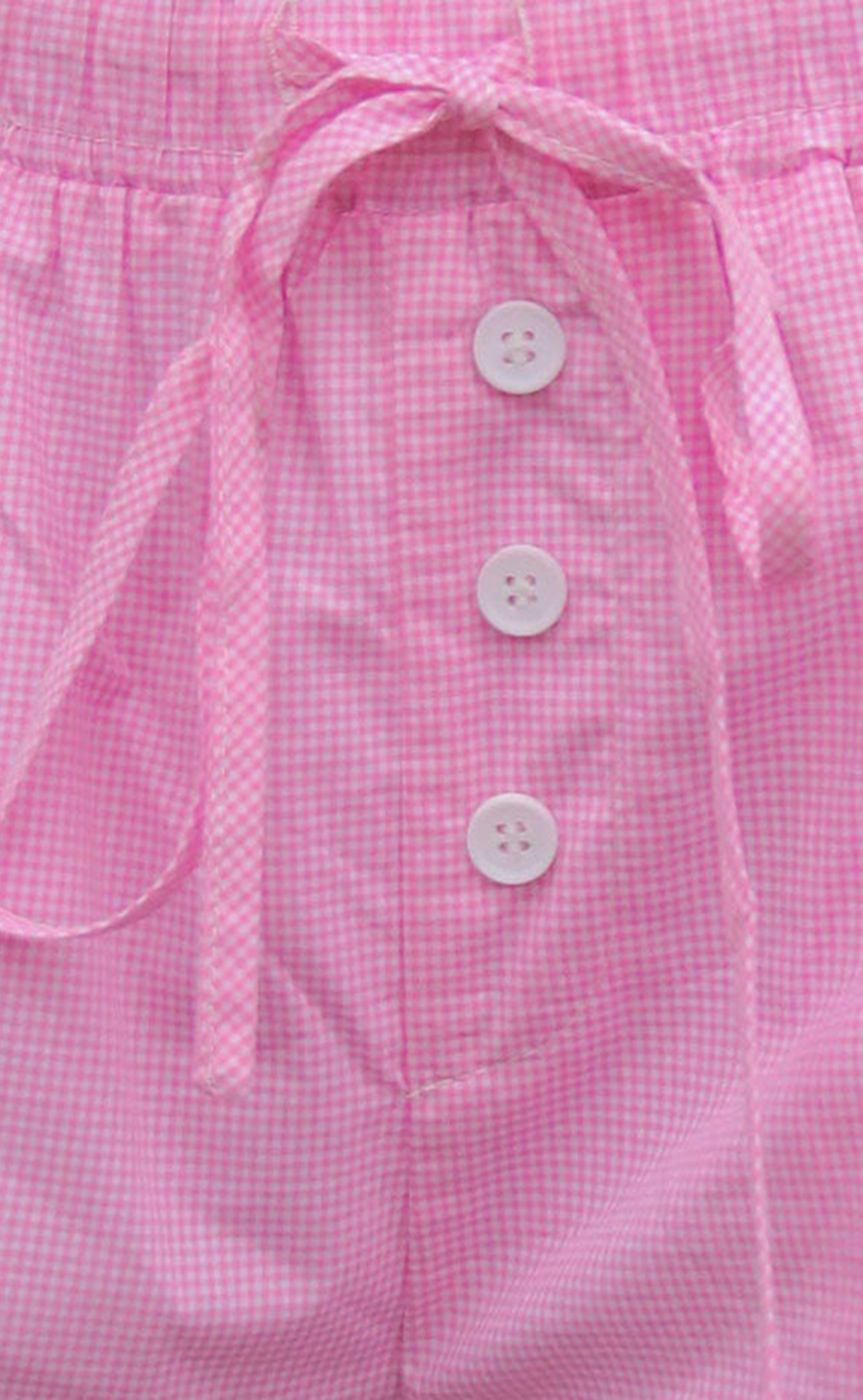 Pink Drawstring Elastic Waist Shorts