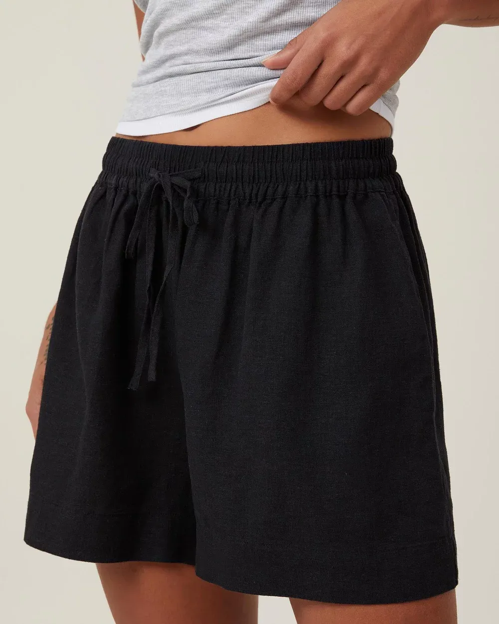 Casual Rolled-Up Shorts