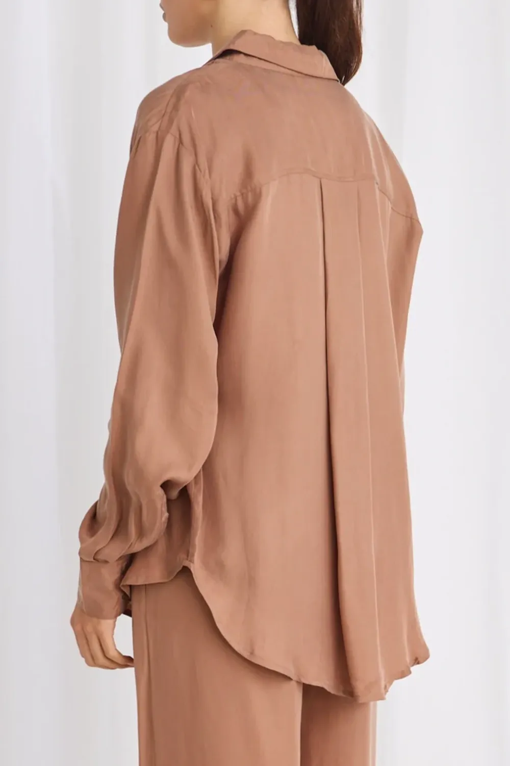 Luxury Blend Oversized Shirt
