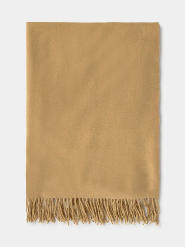 Camel Tassel Classic Scarf