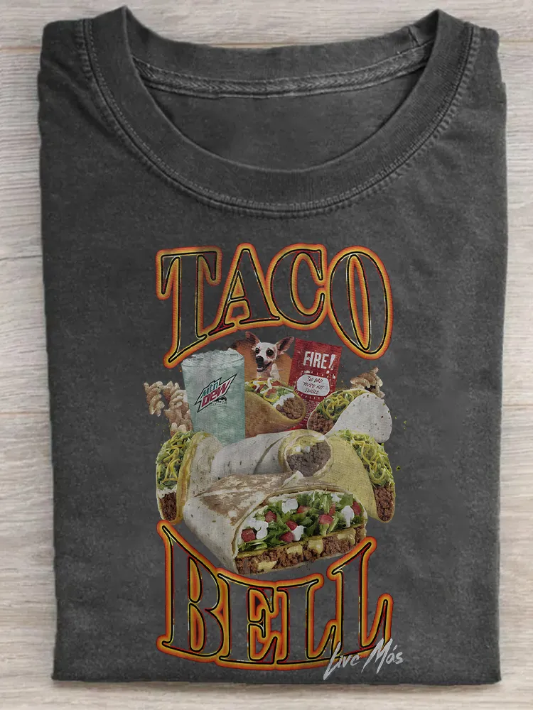 Vintage Taco Bell 90'S Bootleg T-Shirt