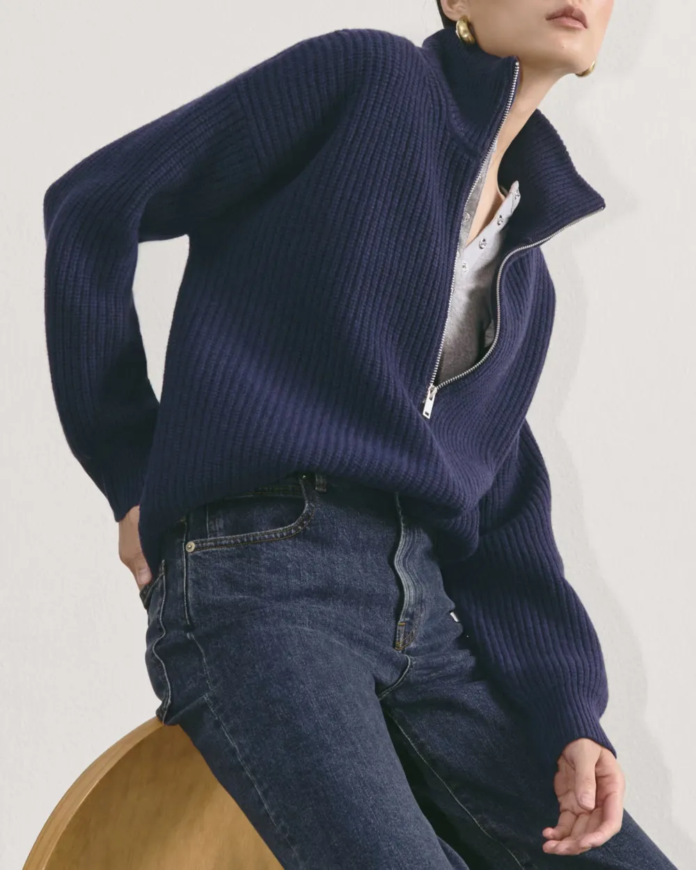 Blue High Waist Jean