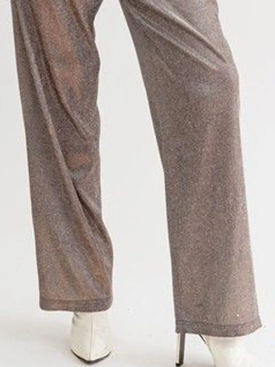 Shine Party Girls Wide Leg Pants