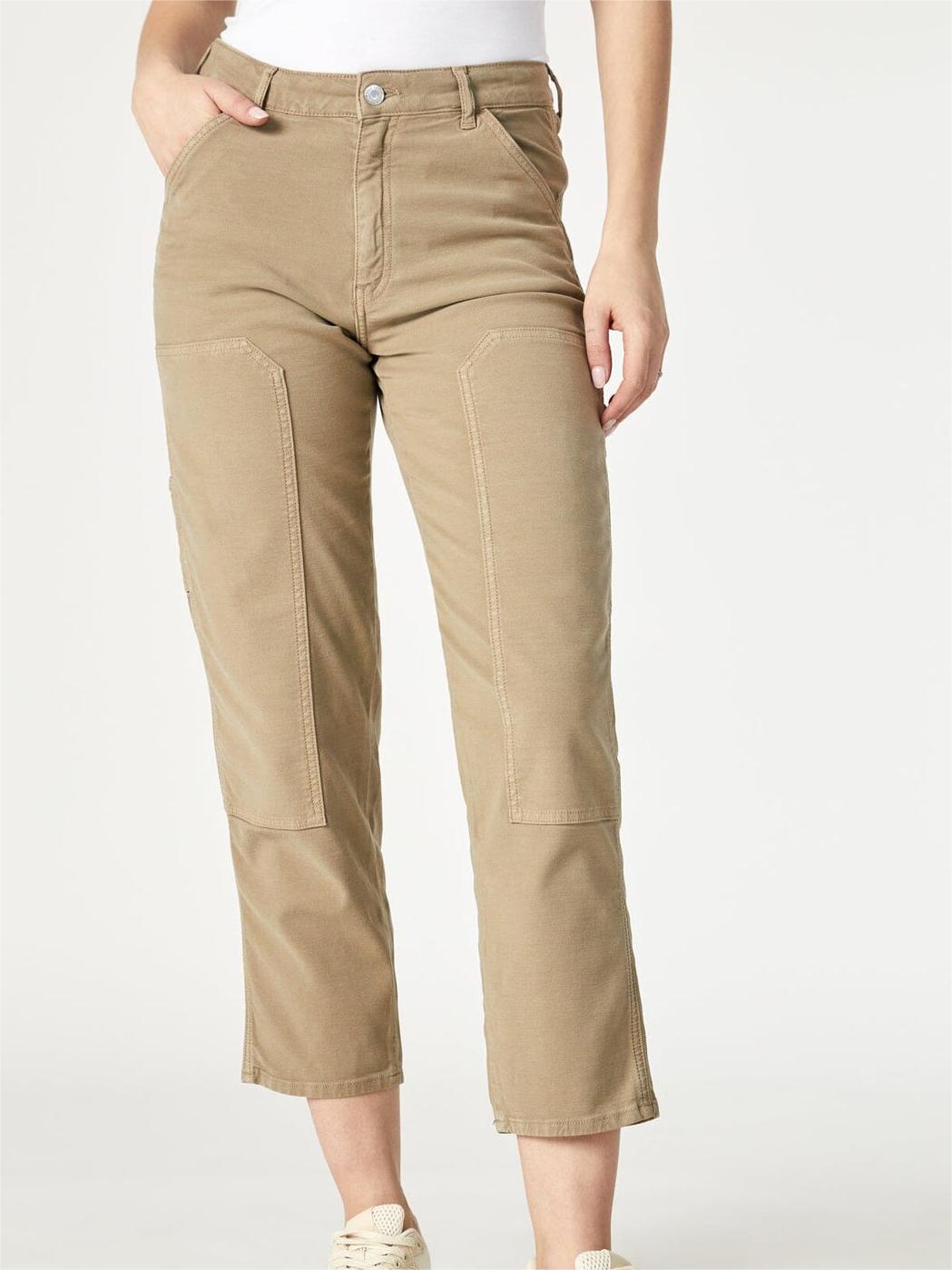 Casual Cotton Straight Leg Pants
