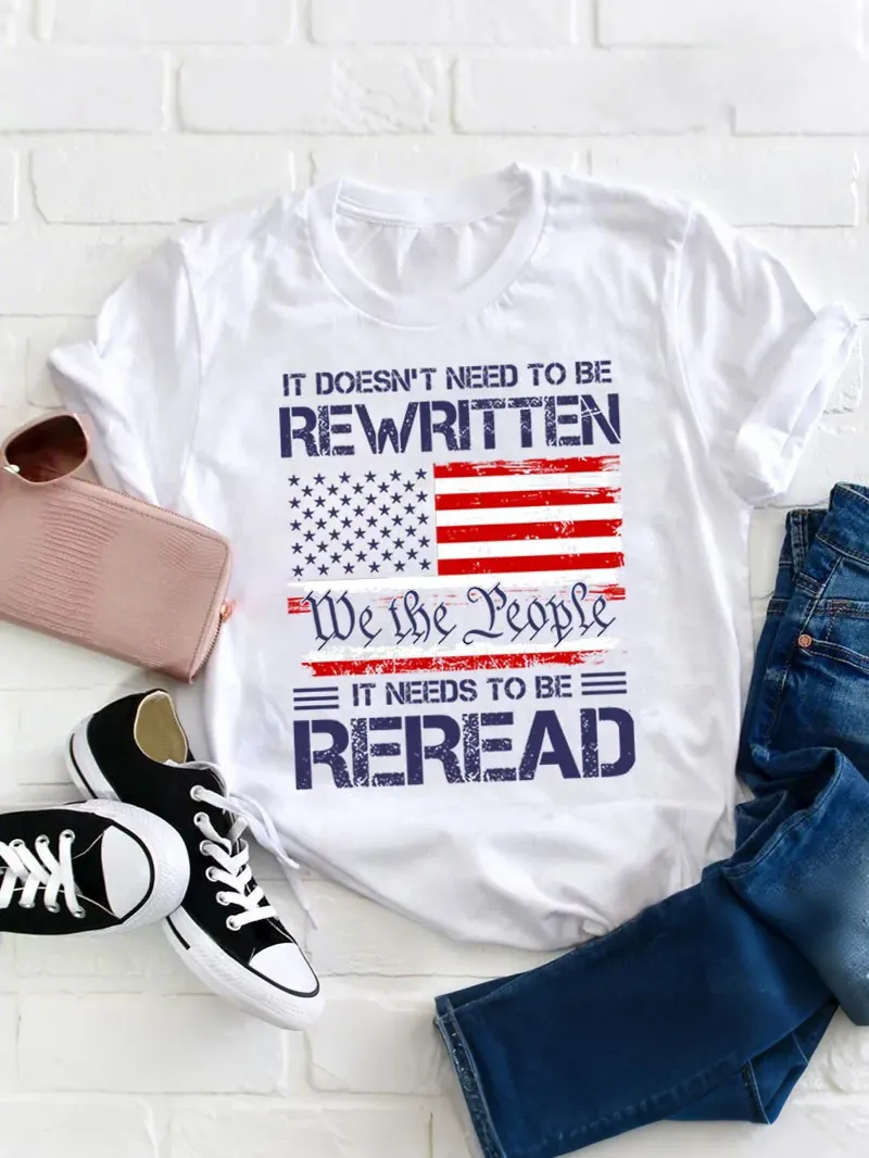 It Doesn'T To Be Rewritten It Needs To Be Reread Teacher T-Shirt