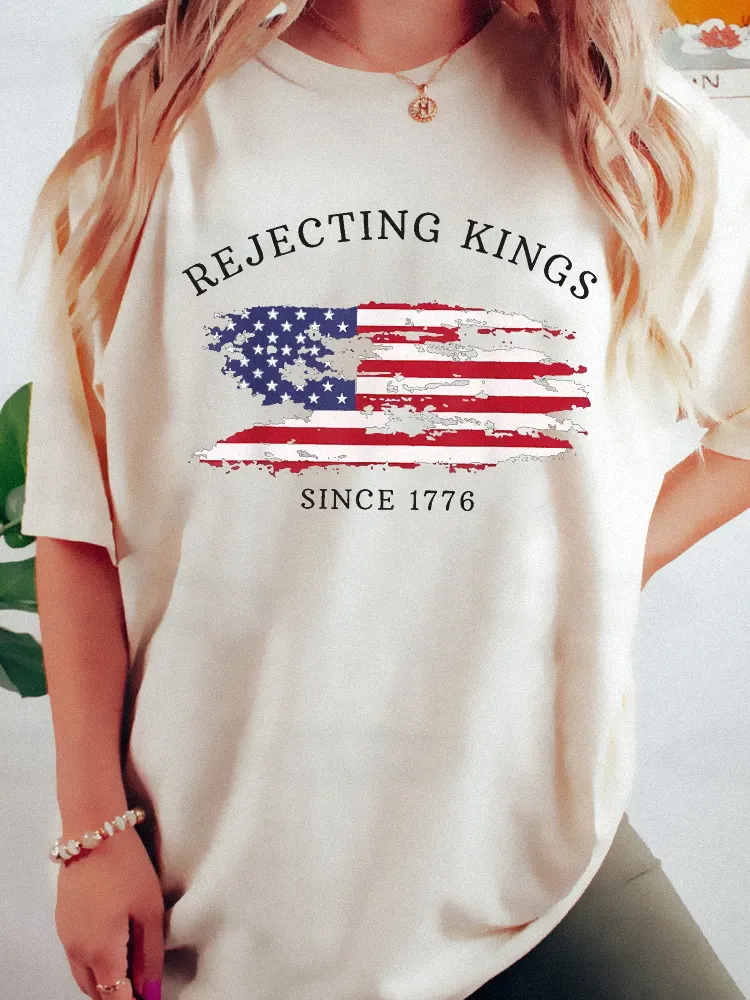 Rejecting Kings Since 1776 Protest Unisex T-Shirt