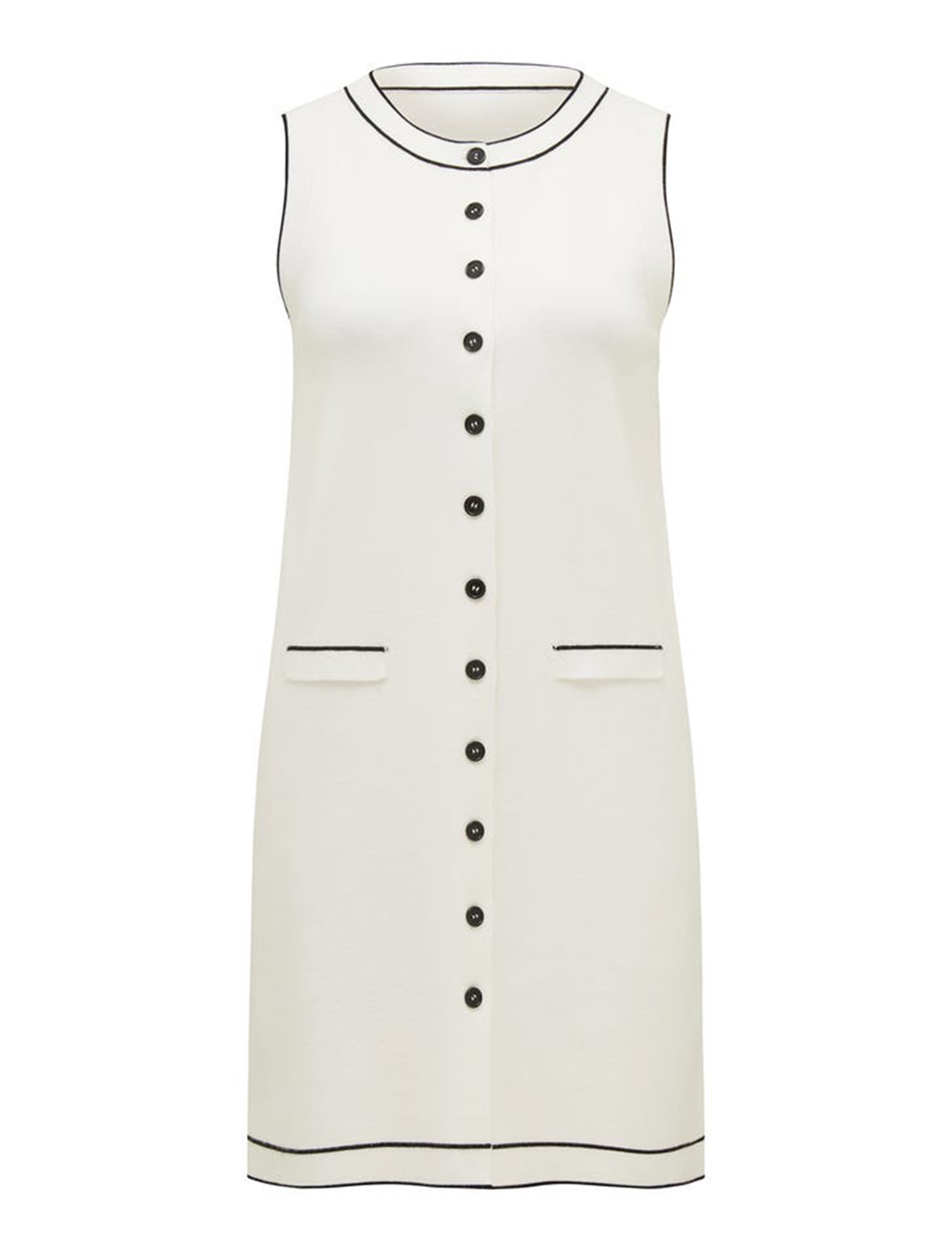 Tipped Mini Dress