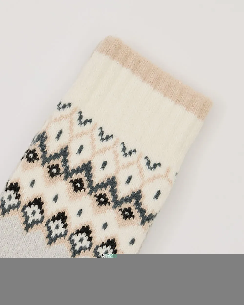 Super-Soft Socks With Apres-Ski Pattern