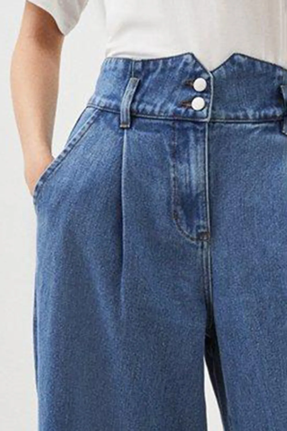 Daily Denim Wide Leg Trousers