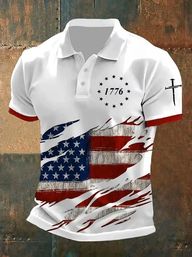 Men's Independence Day Polo Shirt