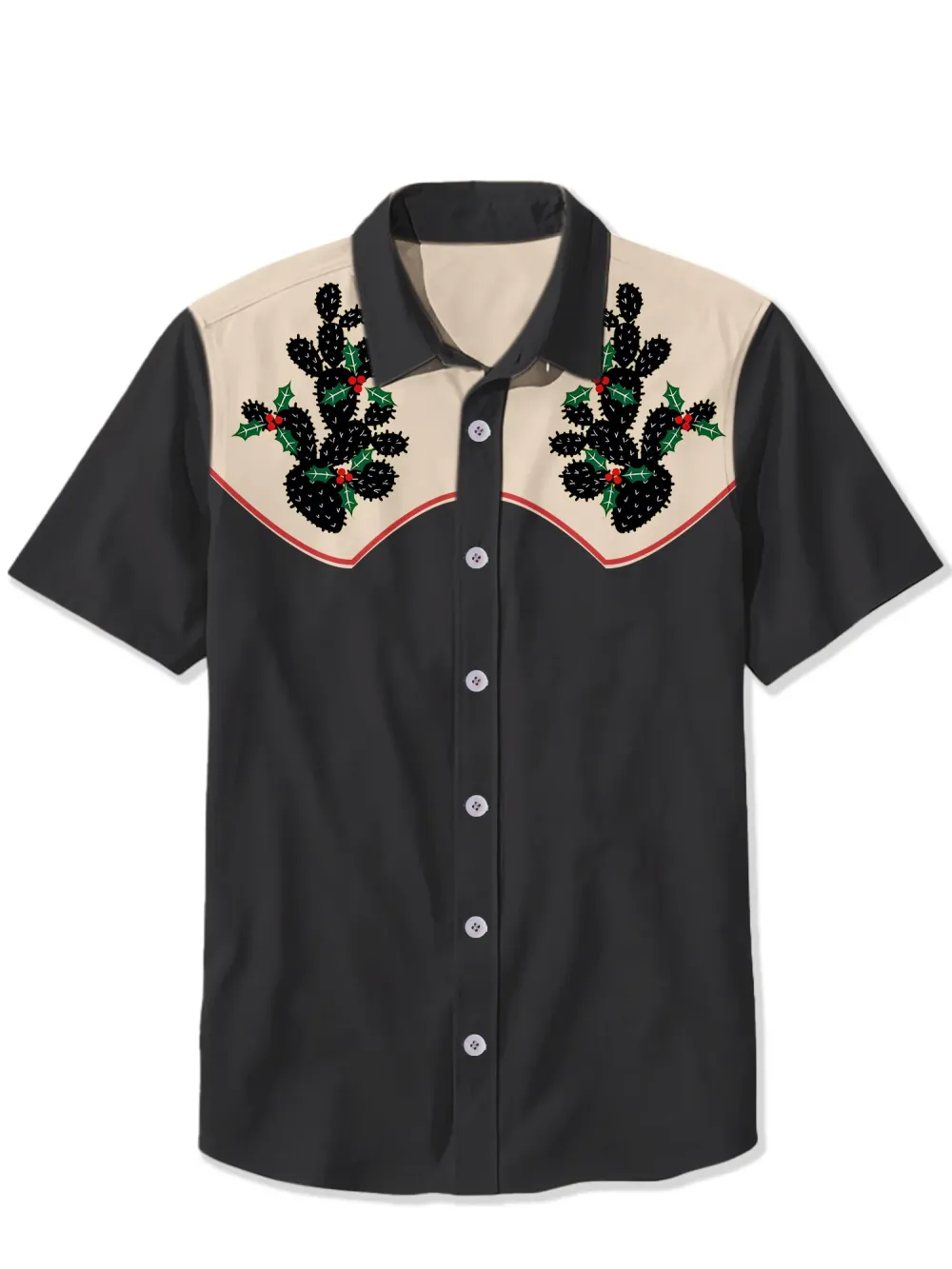 Christmas Western Cactus Shirt