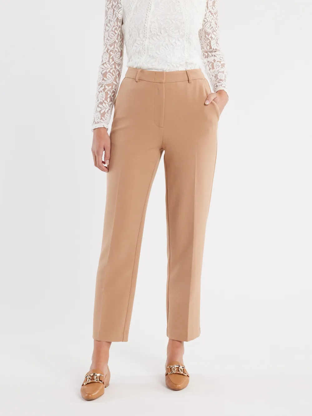 Curvy Fit Slim Pants