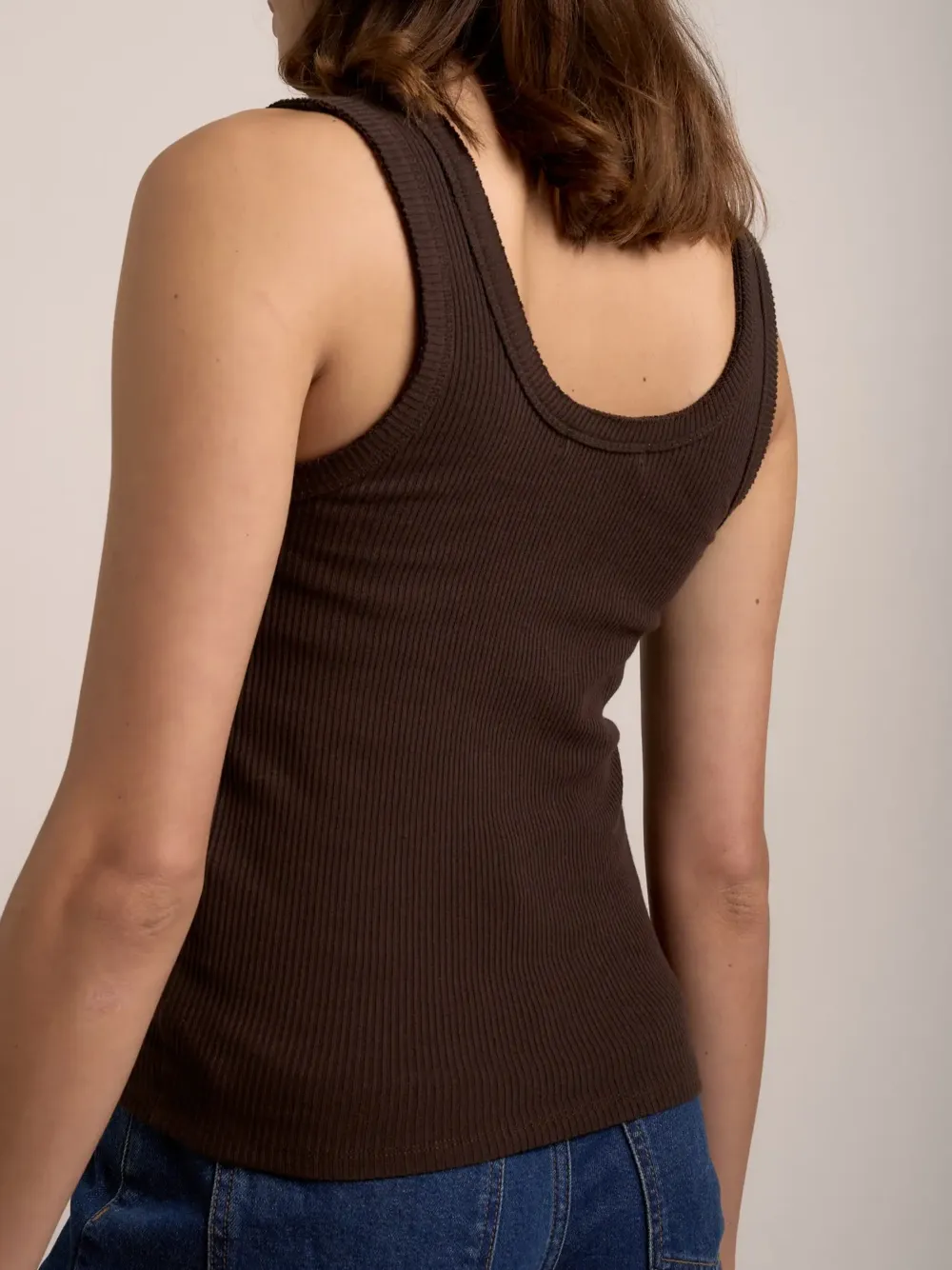 Organic Cotton Ribbed Tank