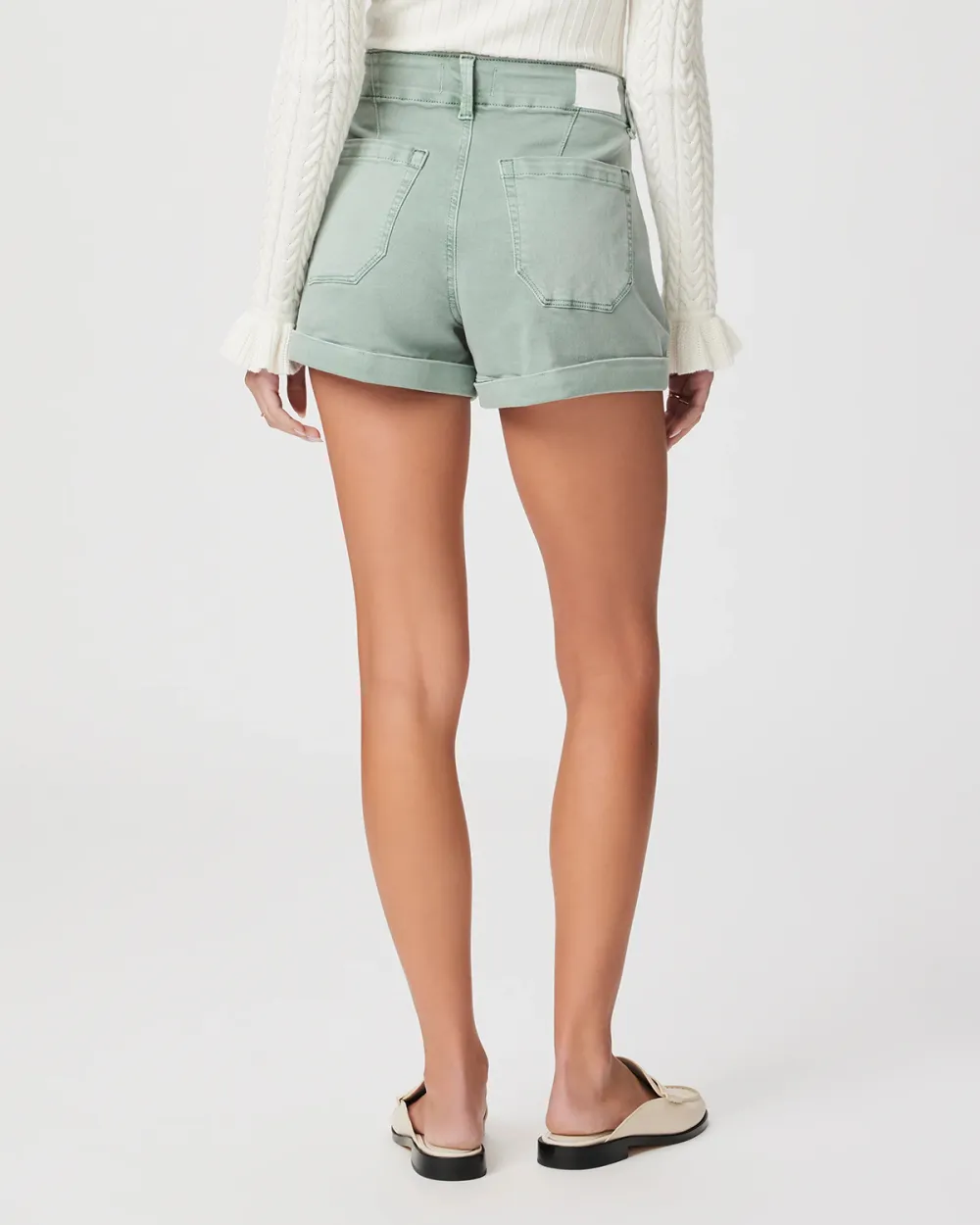 Olive Green Vintage Inspired Shorts