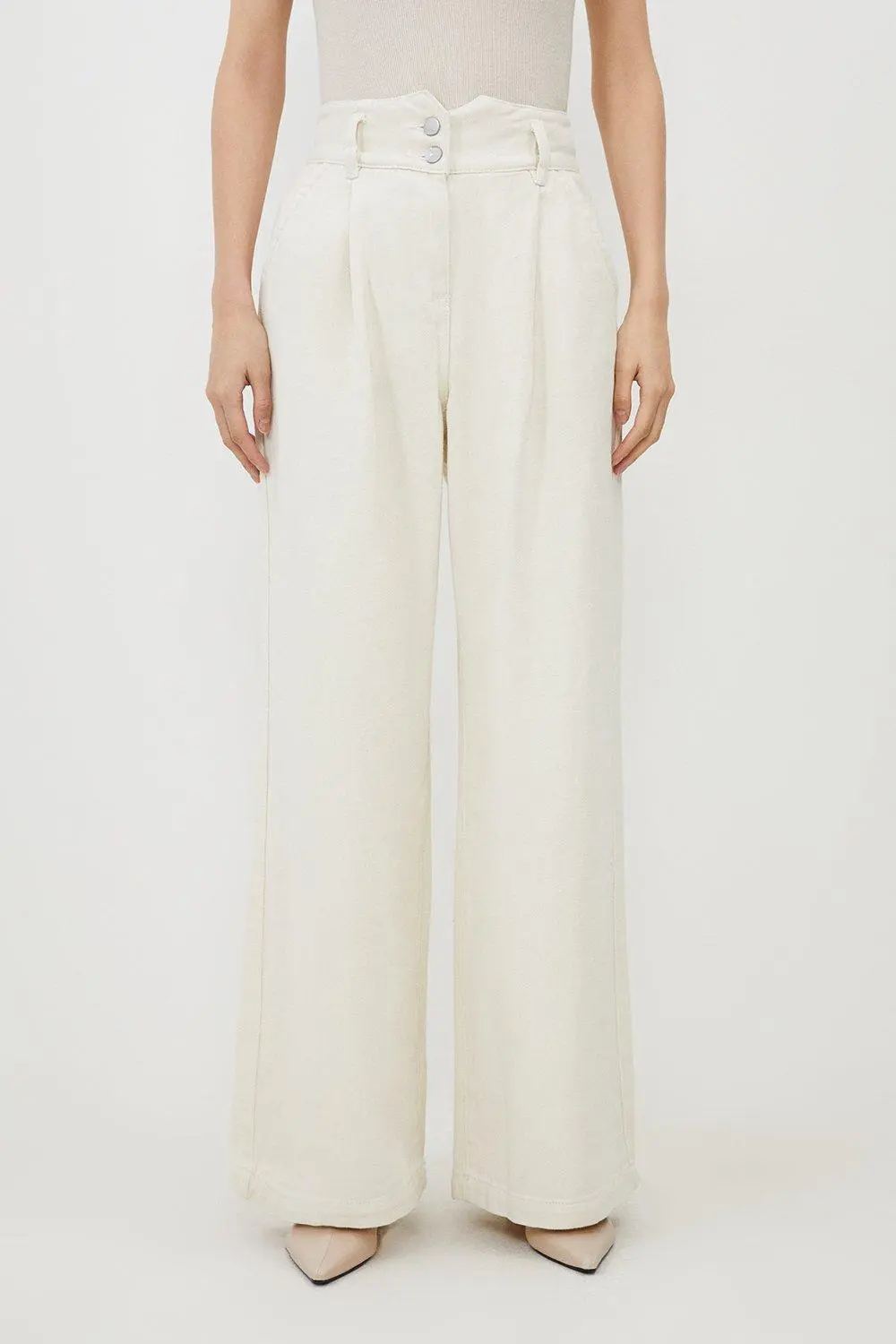 Daily Denim Wide Leg Trousers