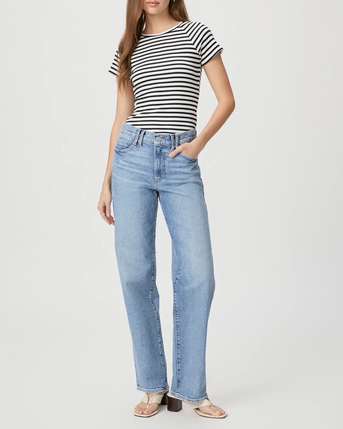 Light Blue Cotton Jeans