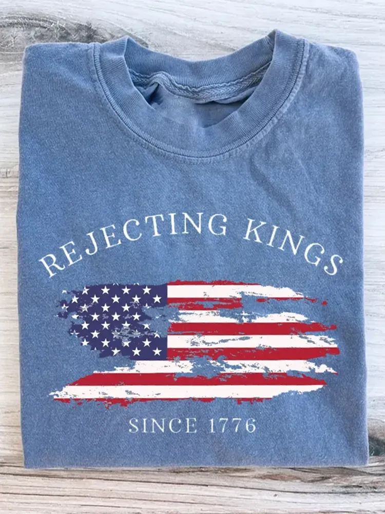 Rejecting Kings Since 1776 Protest FDT T-Shirt