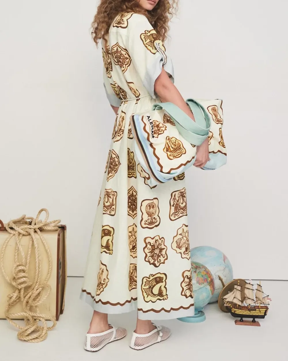 Shirt Button Maxi Dress