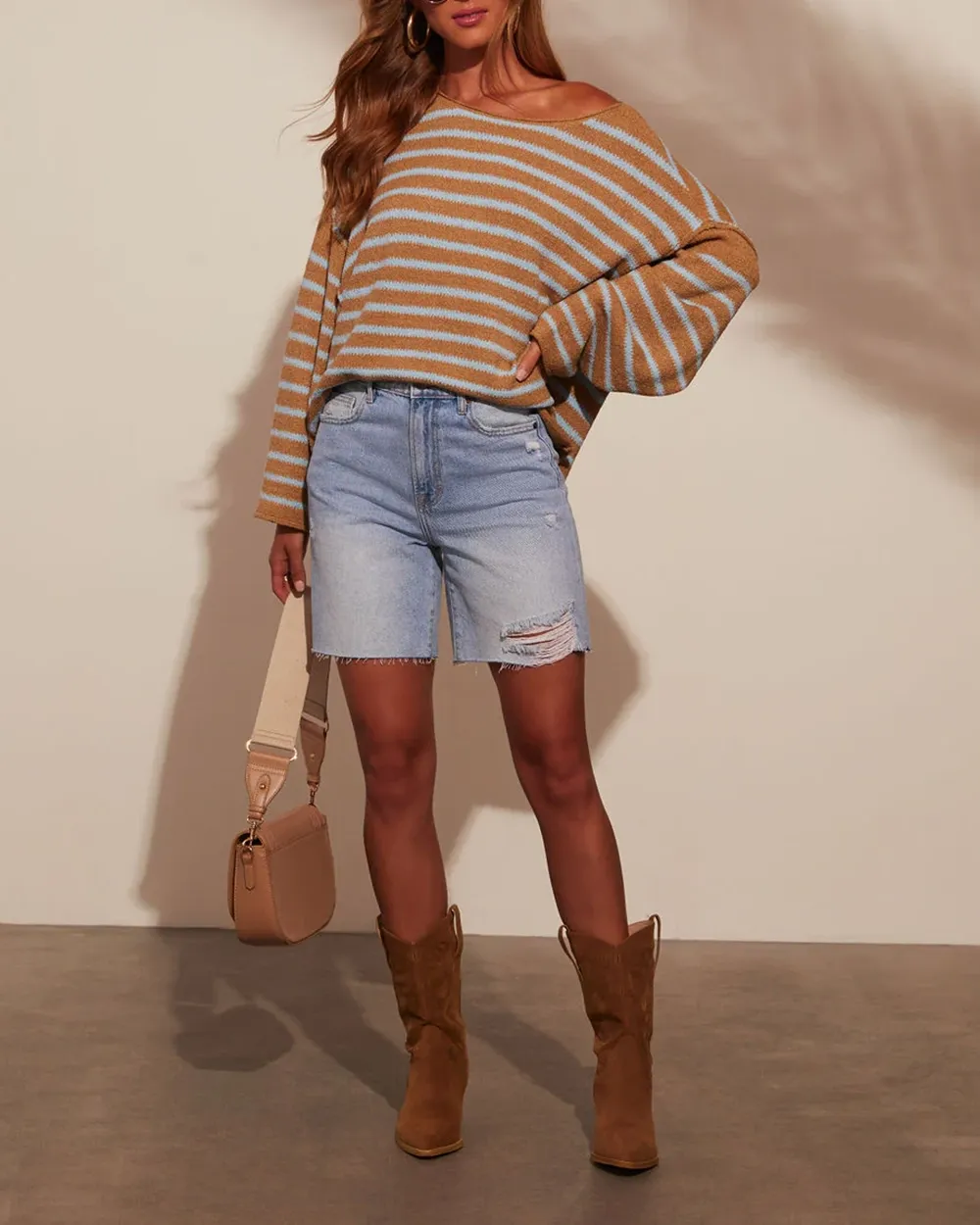Striped Knit Sweater