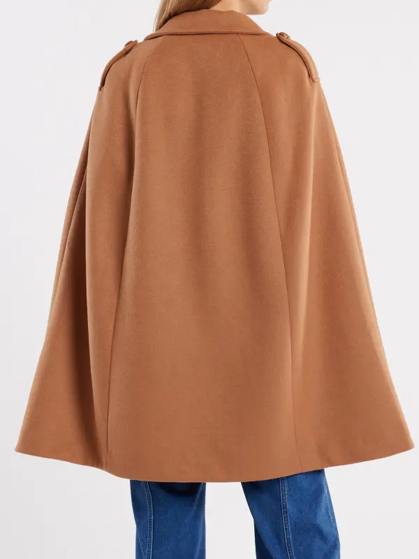 Brown Longline Cape
