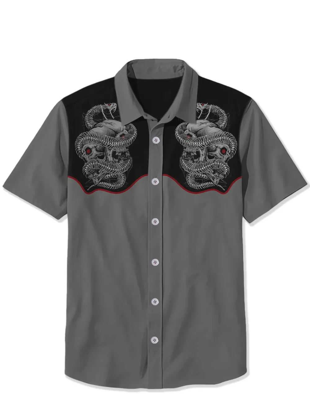 Snake Human Skull Shirt