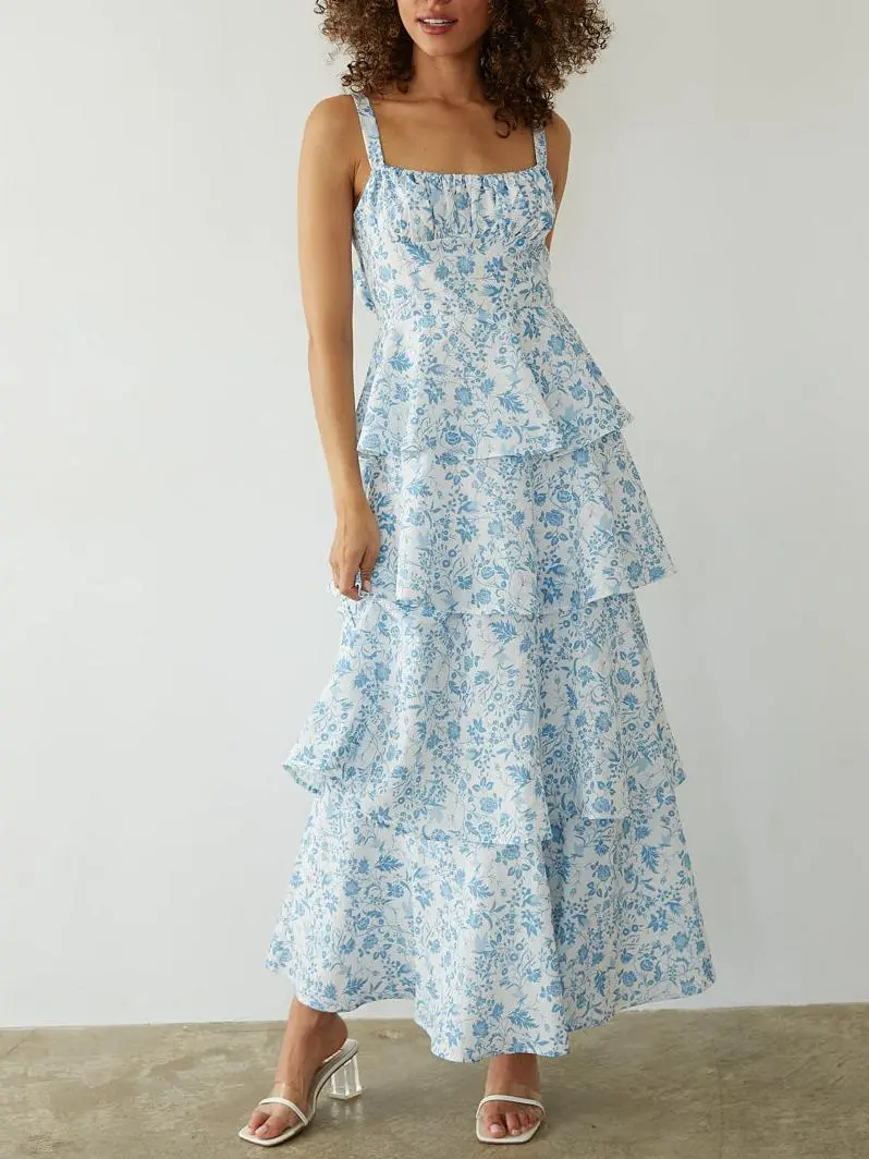 Tiered Maxi Dress
