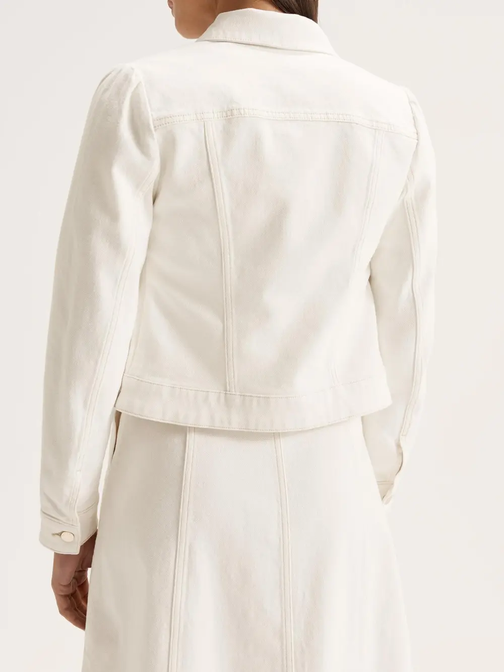 White Casual Denim Jackets