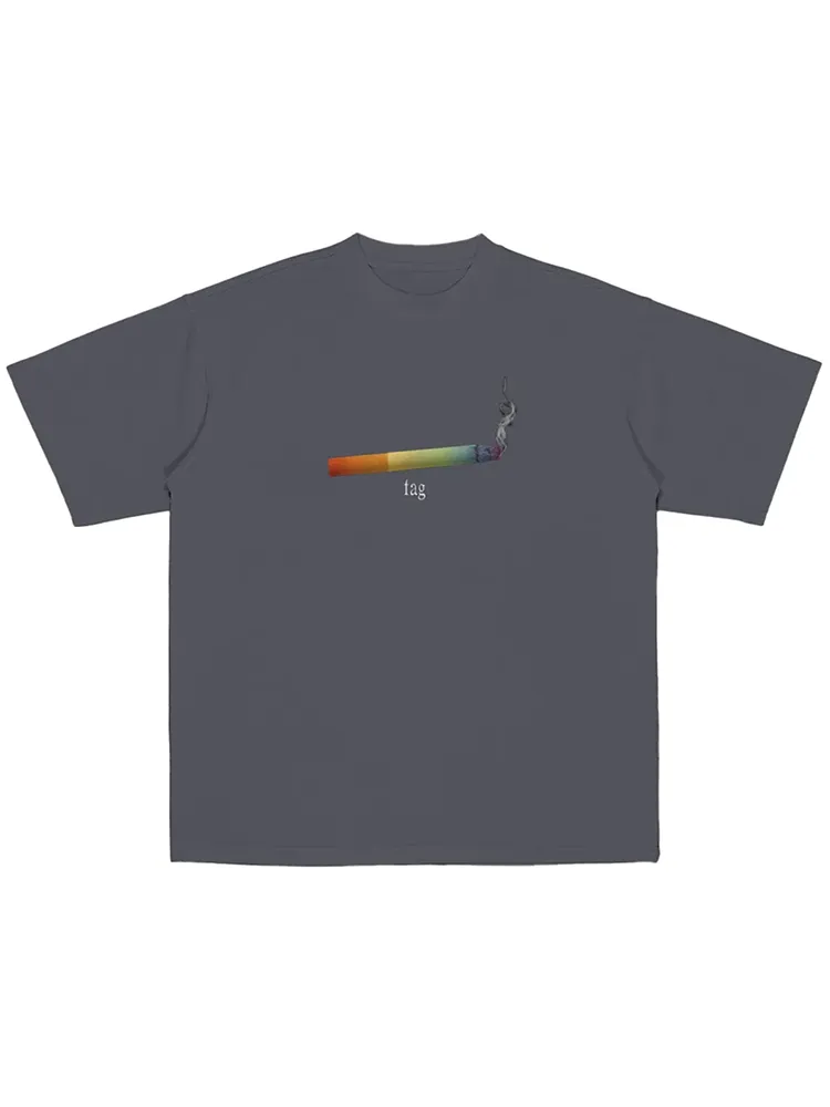 Women'S Fag Short Sleeve Round-Neck T-Shirt