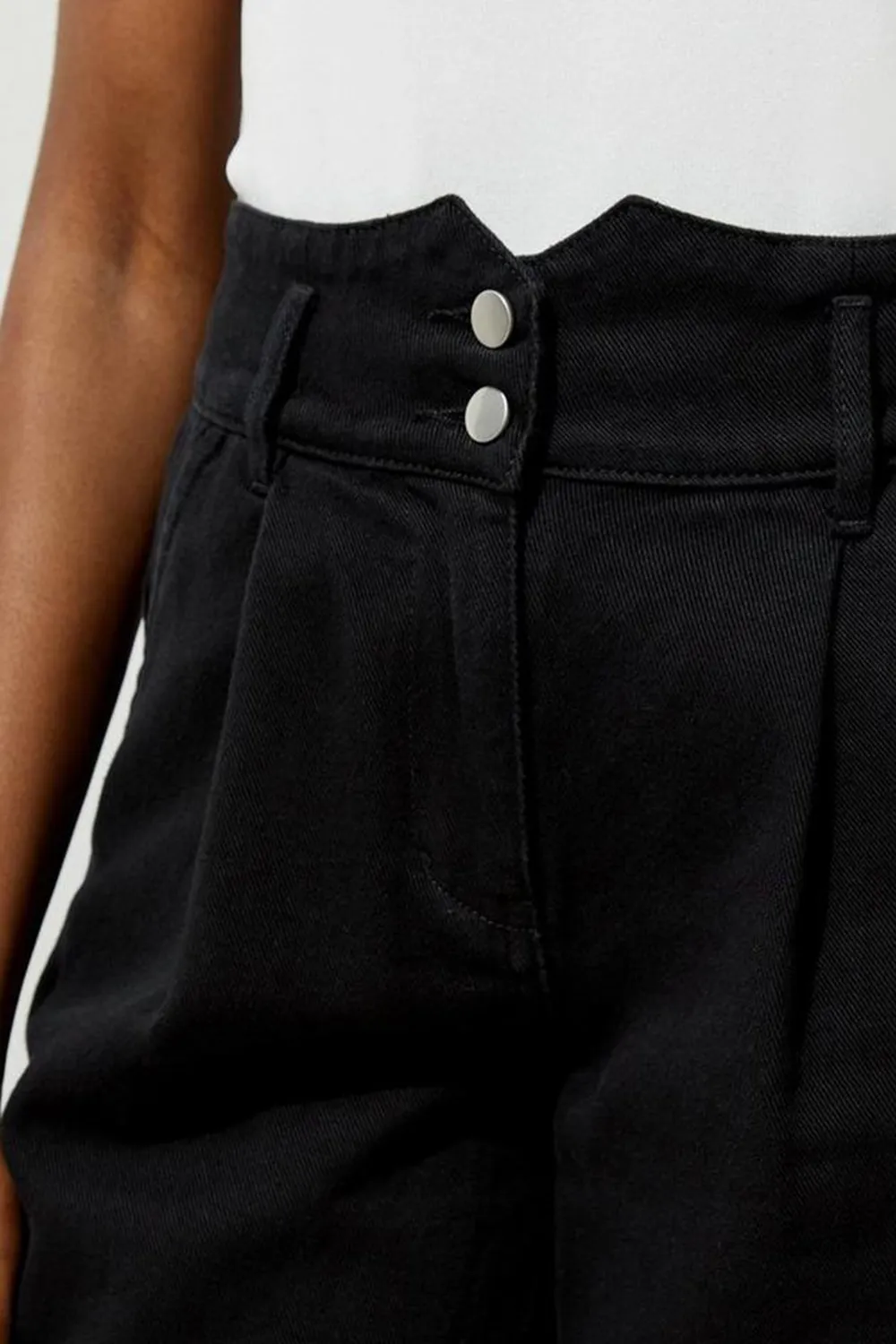 Petite Denim Wide Leg Jean