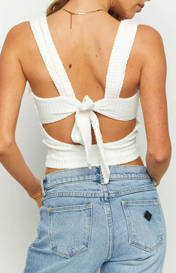 Black Ruched Strappy Crop Tank Top