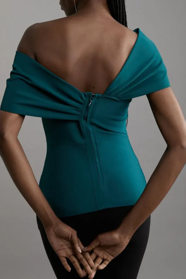 Knit Asymmetric Strap Top