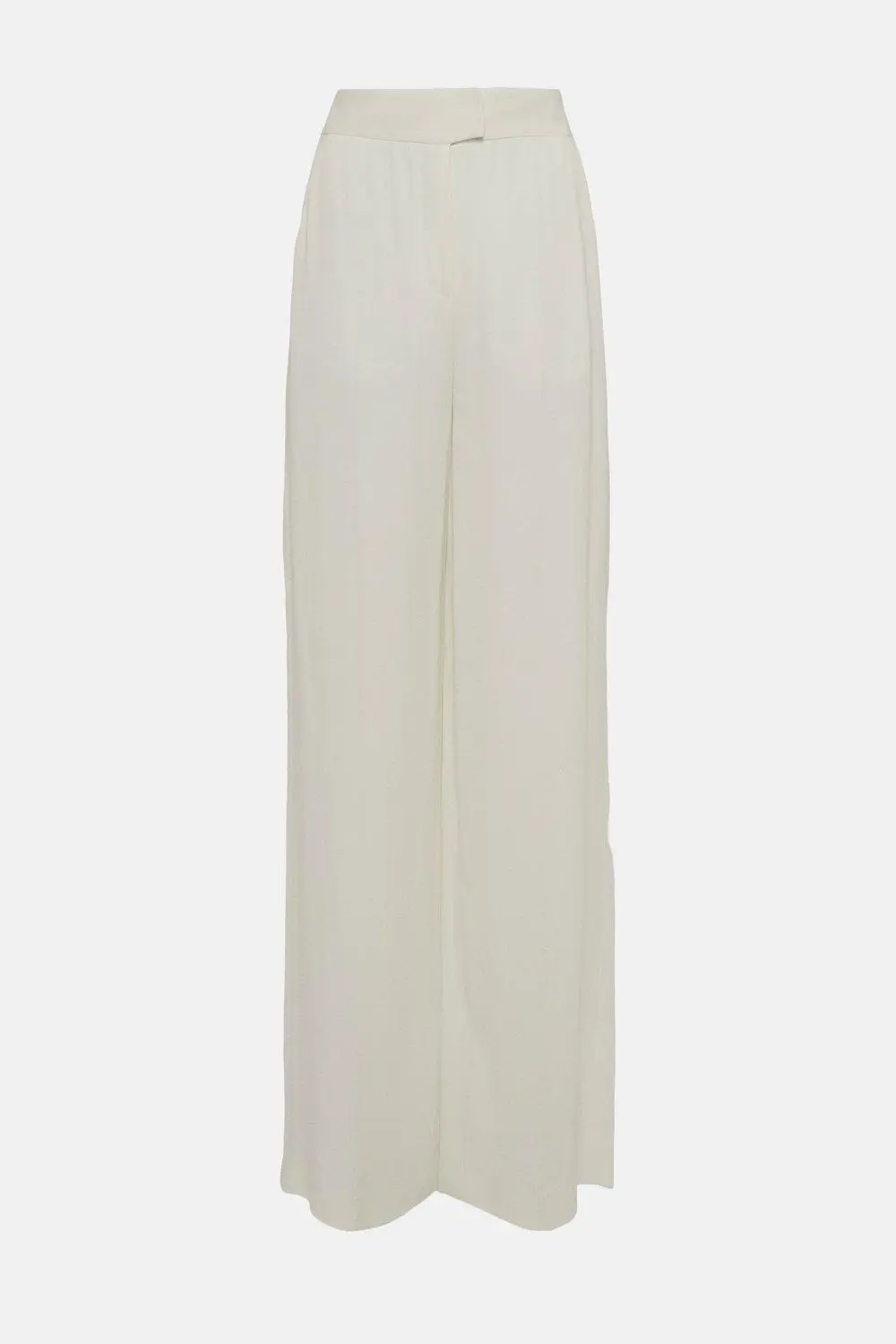 Tall Viscose Satin Back Crepe Wide Leg Trouser