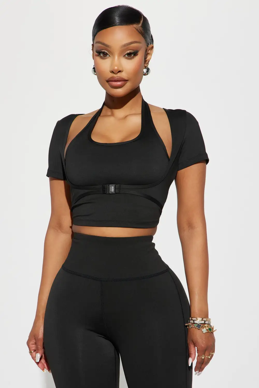Lily Active Top - Black