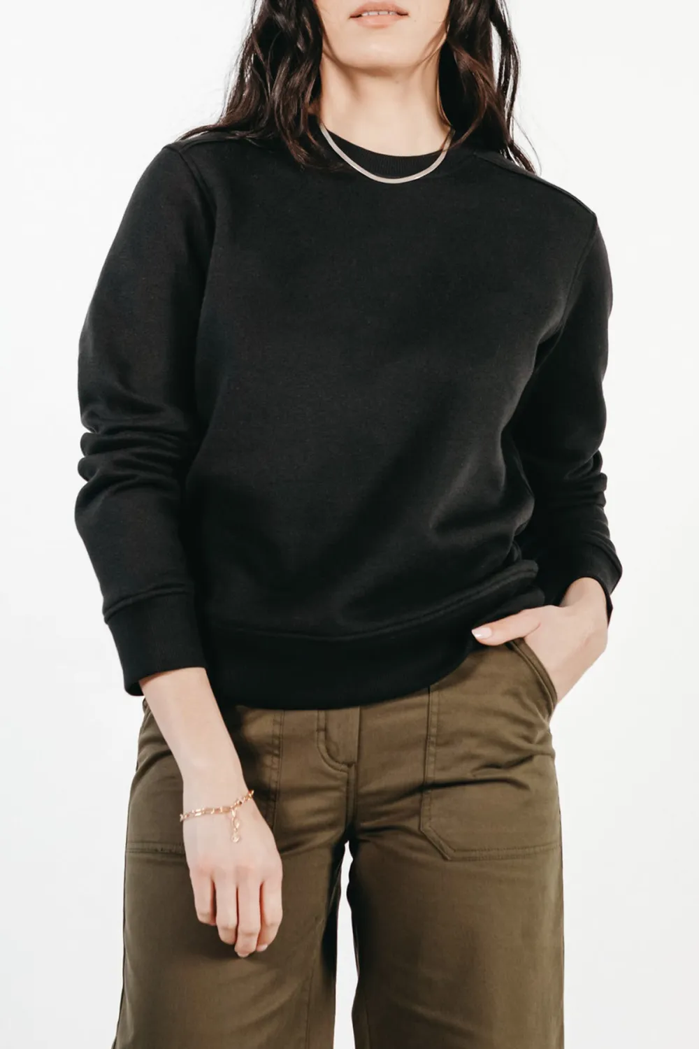 The Crew Black Sweatshirt