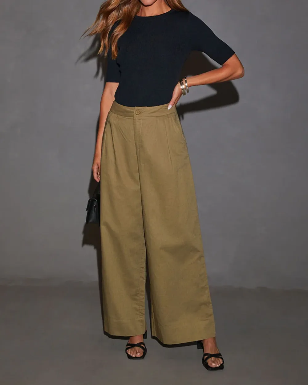 Wide Leg Linen Pants