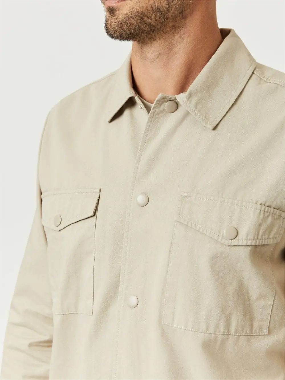 Khaki Utility - Style Men's Shirt