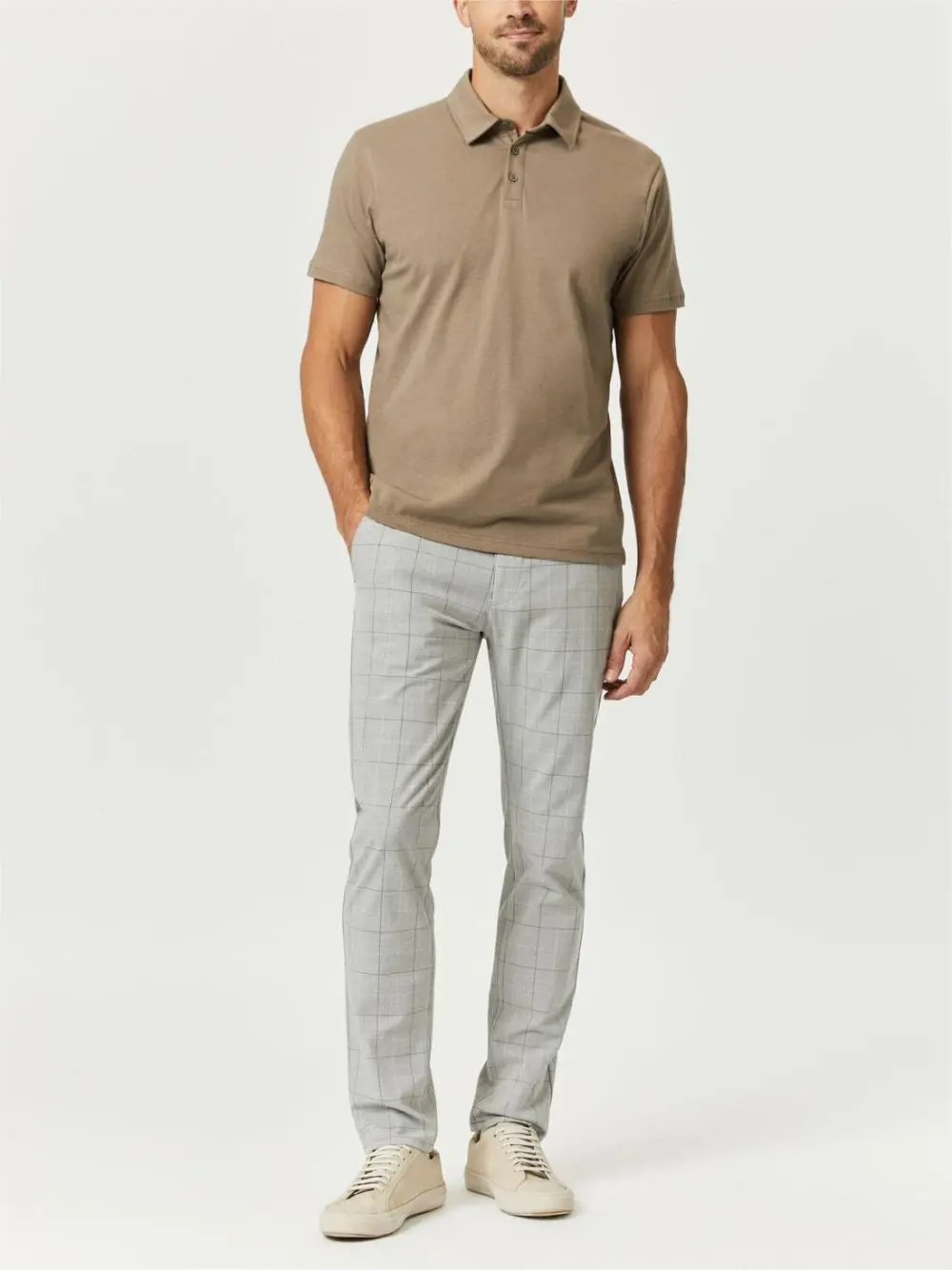 Slim Straight Pants