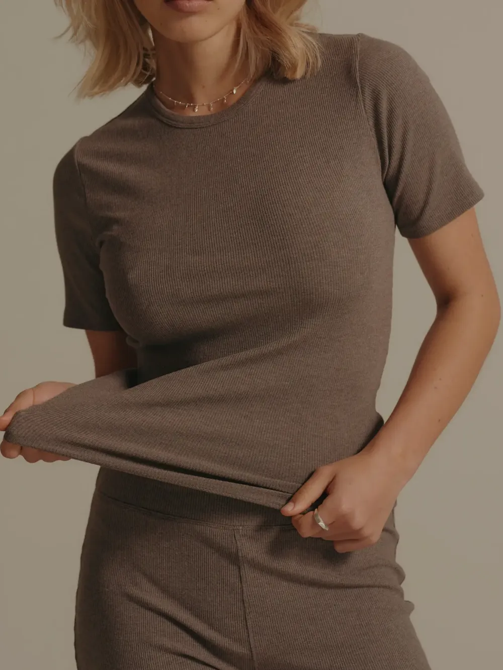 Elementary Basics Rib Tee