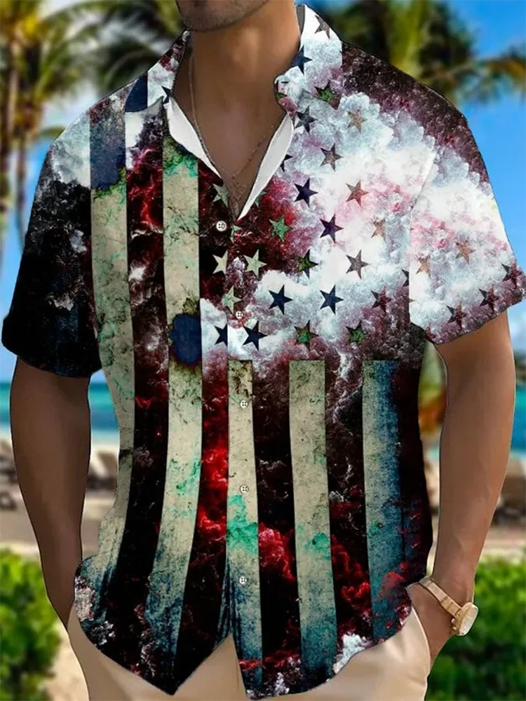 Men's Independence Day Printed Shirt
