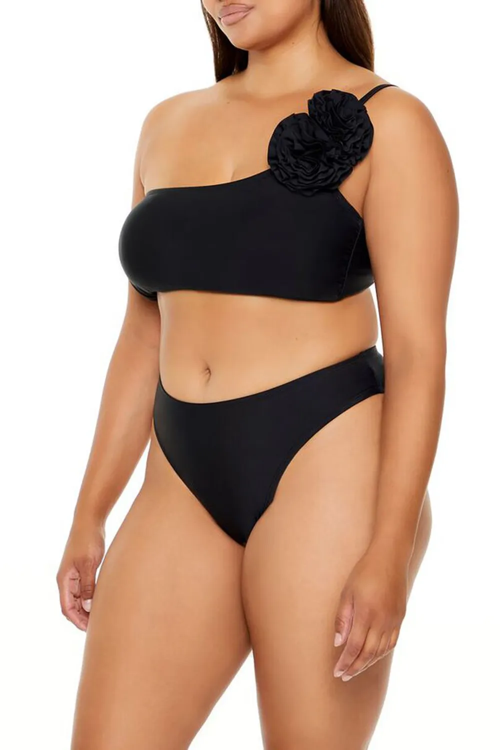 Plus Size Mid-Rise Bikini Bottoms
