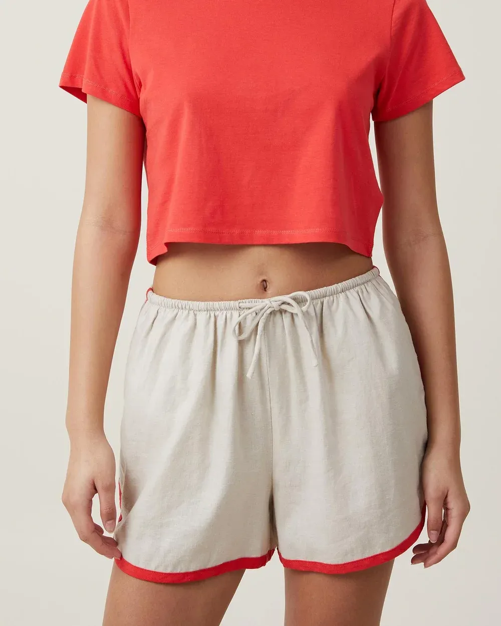 Casual Rolled-Up Shorts