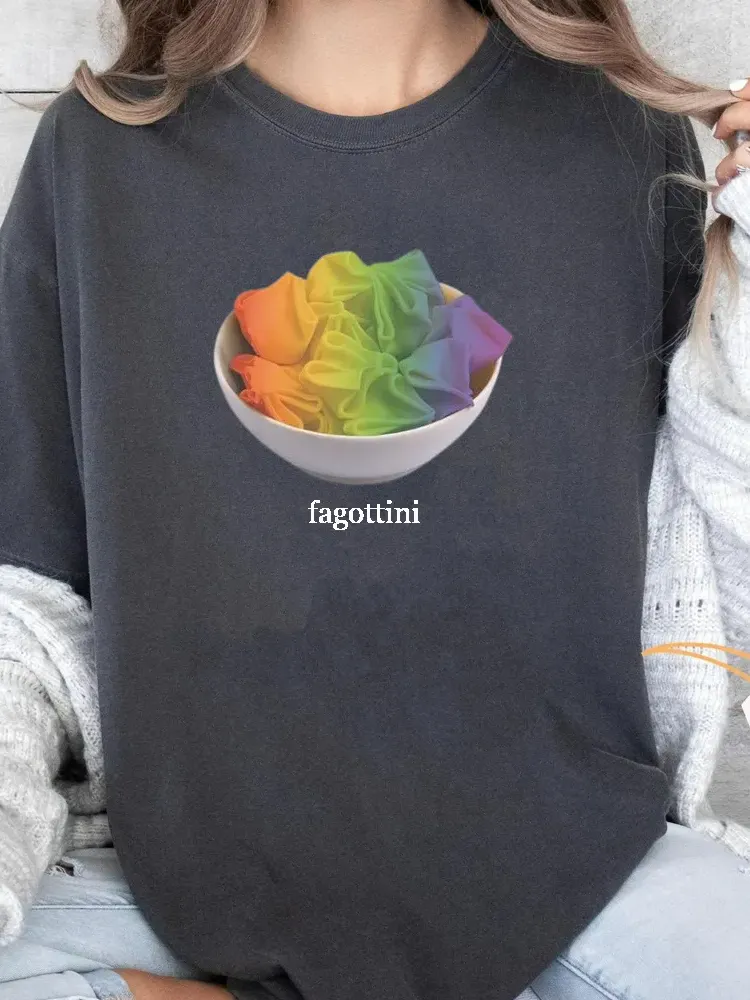 Women'S Fagottini Short Sleeve Round-Neck T-Shirt