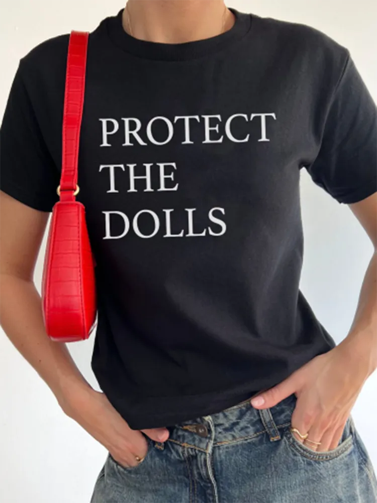 Protect The Dolls Baby Tee