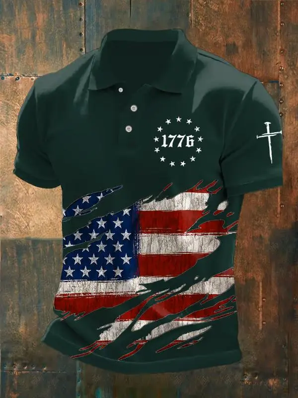 Men's Independence Day Polo Shirt