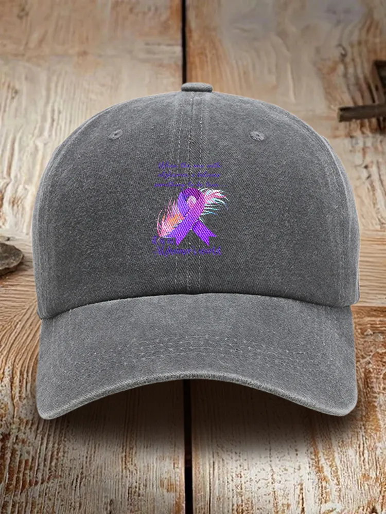 Alzheimer's Awareness Baseball Cap